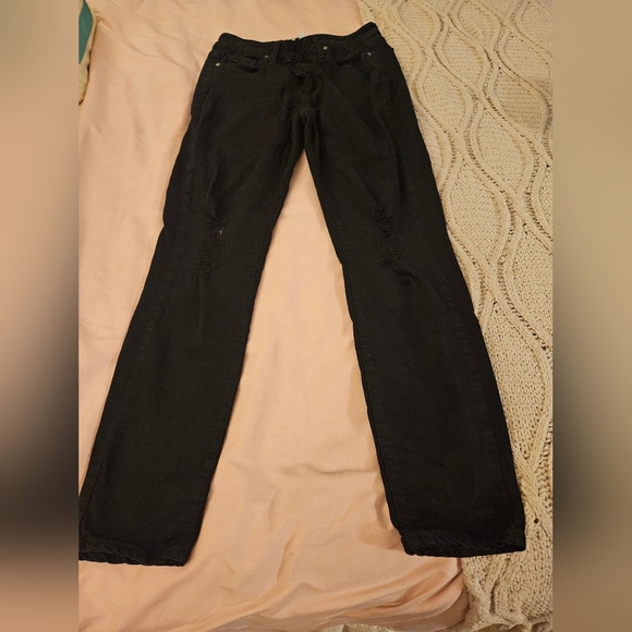 Page Womens Stylish Black Jeans Size 30 - Picture 1 of 6